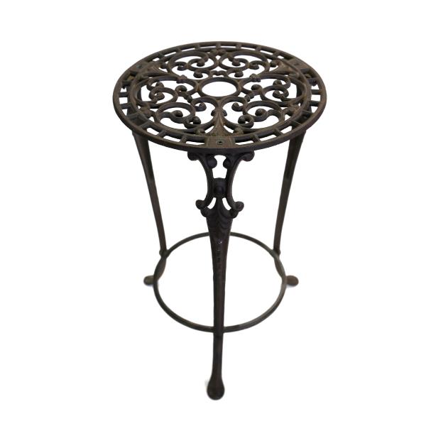 מעמד עציץ ,ברזל יצוק וינטג` 