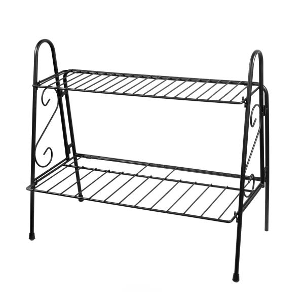 מעמד 2 מדפים מאוזן 